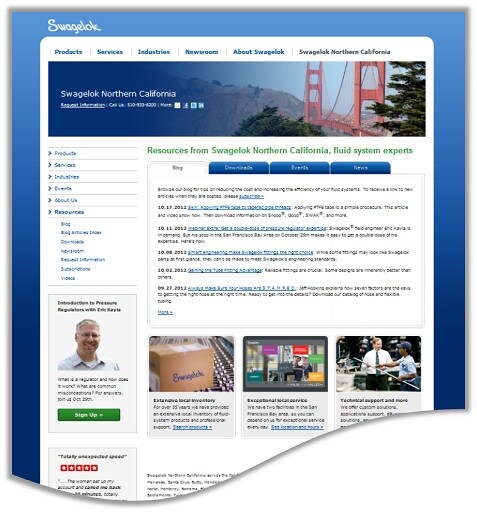 Resources Blog Videos Events Downloads Swagelok Northern California